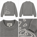 Satuno Knit Sweater – grey sweatshirt