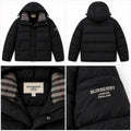 Burberry Check-Lined Puffer Jacket – Black