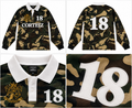 Corteiz Panelled Rugby Polo – Woodland Camo