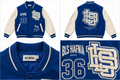 BLS Hafnia jakke – blue/white varsityjacket
