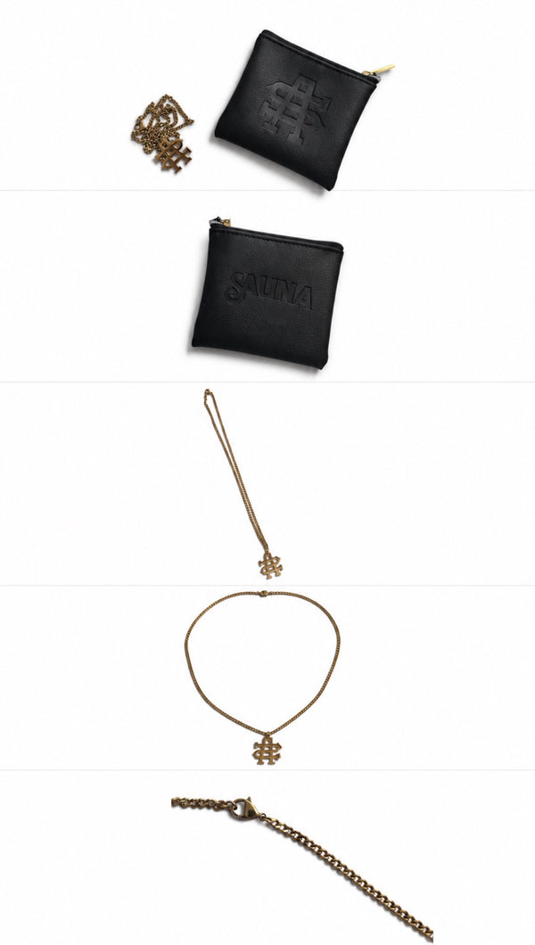 Sauna Necklace Gold