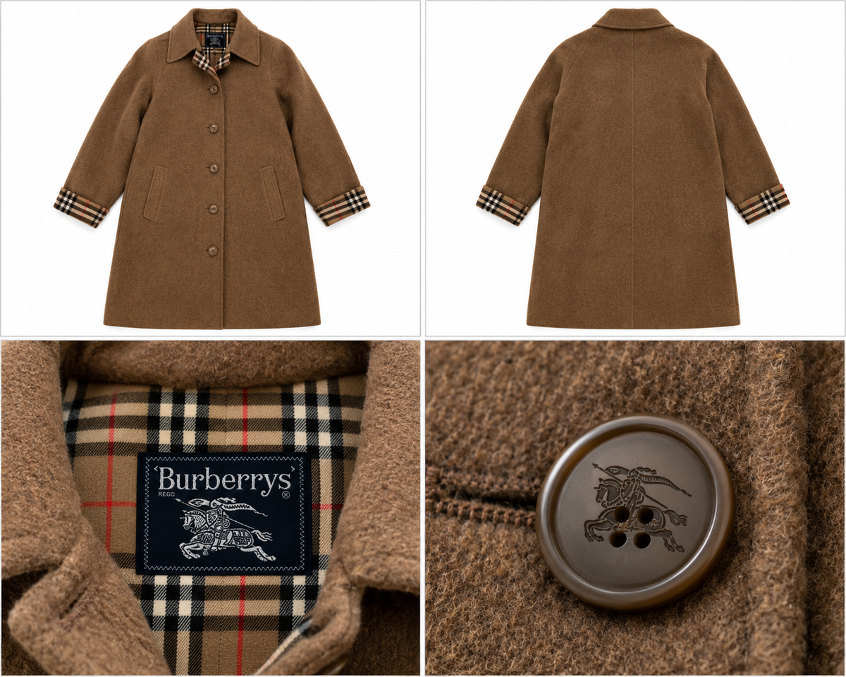 Burberry Wool Coat – Brown