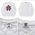 Sauna Longsleeve White & Red