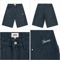 Sauna selvedge denim shorts (blue)