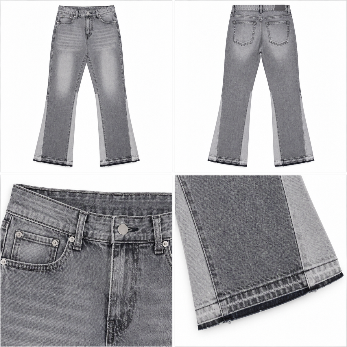 DEP Flared Denim – Lightgrey Jeans