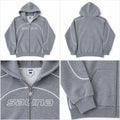 Sauna Zip-Up Hoodie – Grey