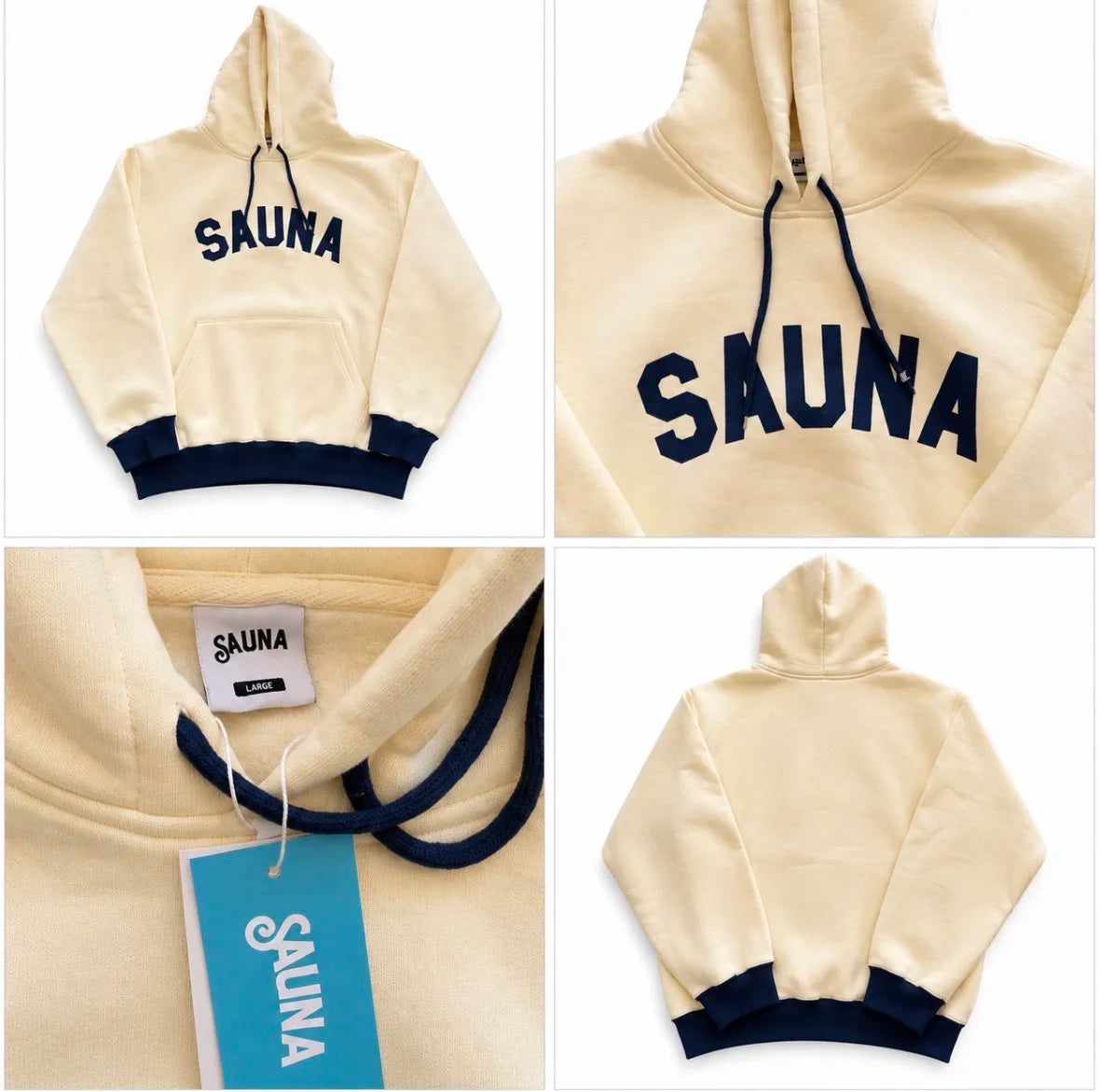Sauna Hoodie Light Beige