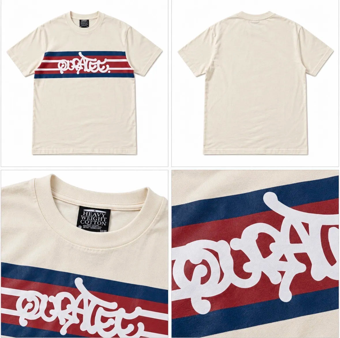 Quratee Gucci Tee Cream Beige