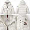 Moncler Hooded Puffer Jacket – White