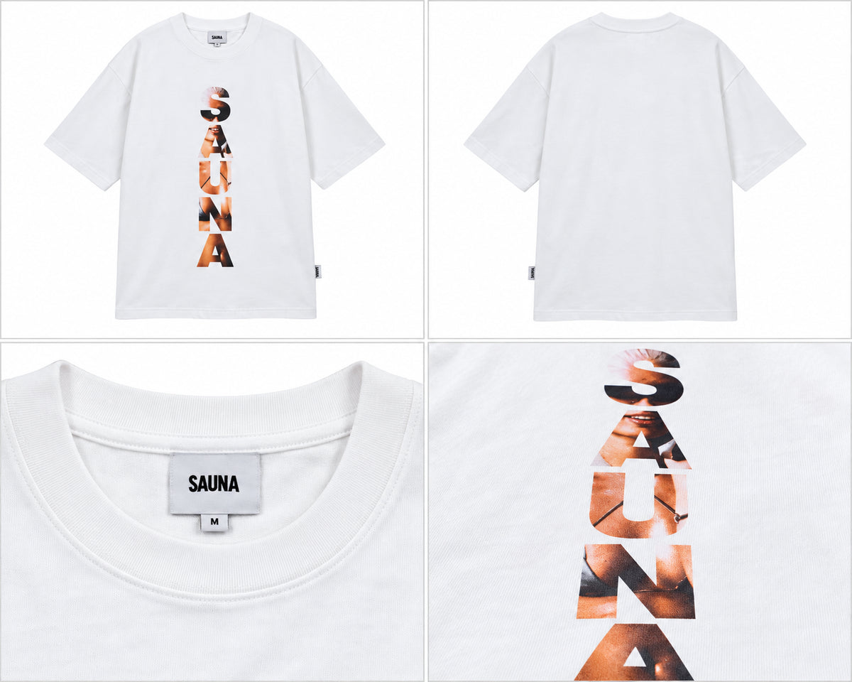 Sauna Logo Tshirt White